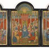 La Pentecoste, con Sant'Agostino e Carlo Magno