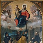 Madonna della cintura con i santi Monica, Agostino, Antonio da Padova e devoti Madonna della cintura con i santi Monica, Agostino, Antonio da Padova e devoti
