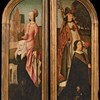 Santa Barbara e Sant'Agostino con donatori