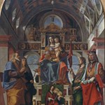 Madonna col Bambino in trono con Santi
