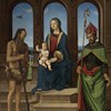 Madonna e Bambino in trono con Santi Onofrio e Agostino