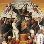 Santi'Agostino in Gloria disputa con gli Eretici Santi'Agostino in Gloria disputa con gli Eretici