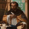 Sant'Agostino nel suo studio