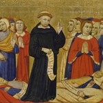 Agostino abbatte gli eretici Agostino abbatte gli eretici