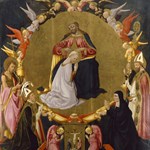 L'Incoronazione della Vergine con angeli e santi L'Incoronazione della Vergine con angeli e santi