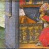 Sant'Agostino ha una visione di San Girolamo (dett. in Predella dalle Scende della vita di San Girolamo)