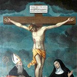 La Crocefissione con Sant'Agostino e Santa Monica La Crocefissione con Sant'Agostino e Santa Monica
