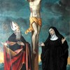 La Crocefissione con Sant'Agostino e Santa Monica