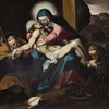 Lamentazione con Sant'Agostino e San Nicola da Tolentino