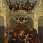 La Sacra Famiglia con San Nicola da Tolentino La Sacra Famiglia con San Nicola da Tolentino