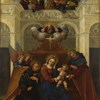 La Sacra Famiglia con San Nicola da Tolentino