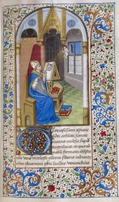 Sant'Agostino nel suo studio
