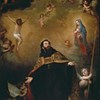 Sant'Agostino tra il Cristo e la Vergine
