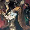Il Cristo Risorto con Santi Pietro, Ambrogio, Agostino, Vittore e una monaca
