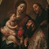 La Sacra Famiglia e Sant'Agostino