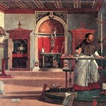 Sant'Agostino nel suo studio Sant'Agostino nel suo studio