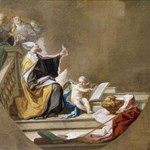 Sant'Agostino del cuore fiammeggiante Sant'Agostino del cuore fiammeggiante