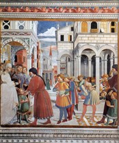 Scena 1. Presentazione di Agostino alla scuola di Tagaste