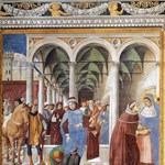 Scena 7. Agostino giunge a Milano Scena 7. Agostino giunge a Milano