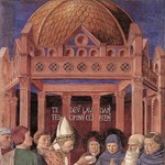 Scena 10. Il Battesimo di Agostino Scena 10. Il Battesimo di Agostino