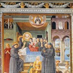 Scena 12. Morte di Santa Monica Scena 12. Morte di Santa Monica