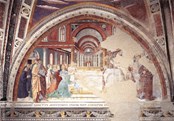 Scena 13. Agostino consacrato vescovo benedice il popolo di Ippona