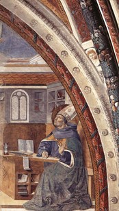 Scena 15. La visione di San Girolamo a Agostino