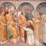 Scena 16. Sant'Agostino ordinato presbitero da San Valerio Scena 16. Sant'Agostino ordinato presbitero da San Valerio