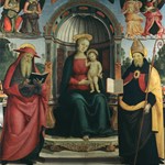 Vergine e Bambino in trono con San Girolamo e Sant'Agostino