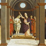 S. Ambrogio battezza Sant'Agostino